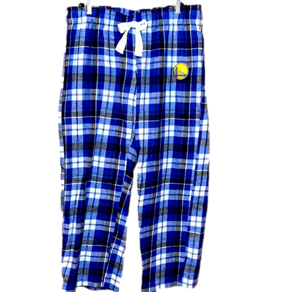 Golden State Warriors Lounge Pajama Pants Flannel Size Large - Picture 2 of 6